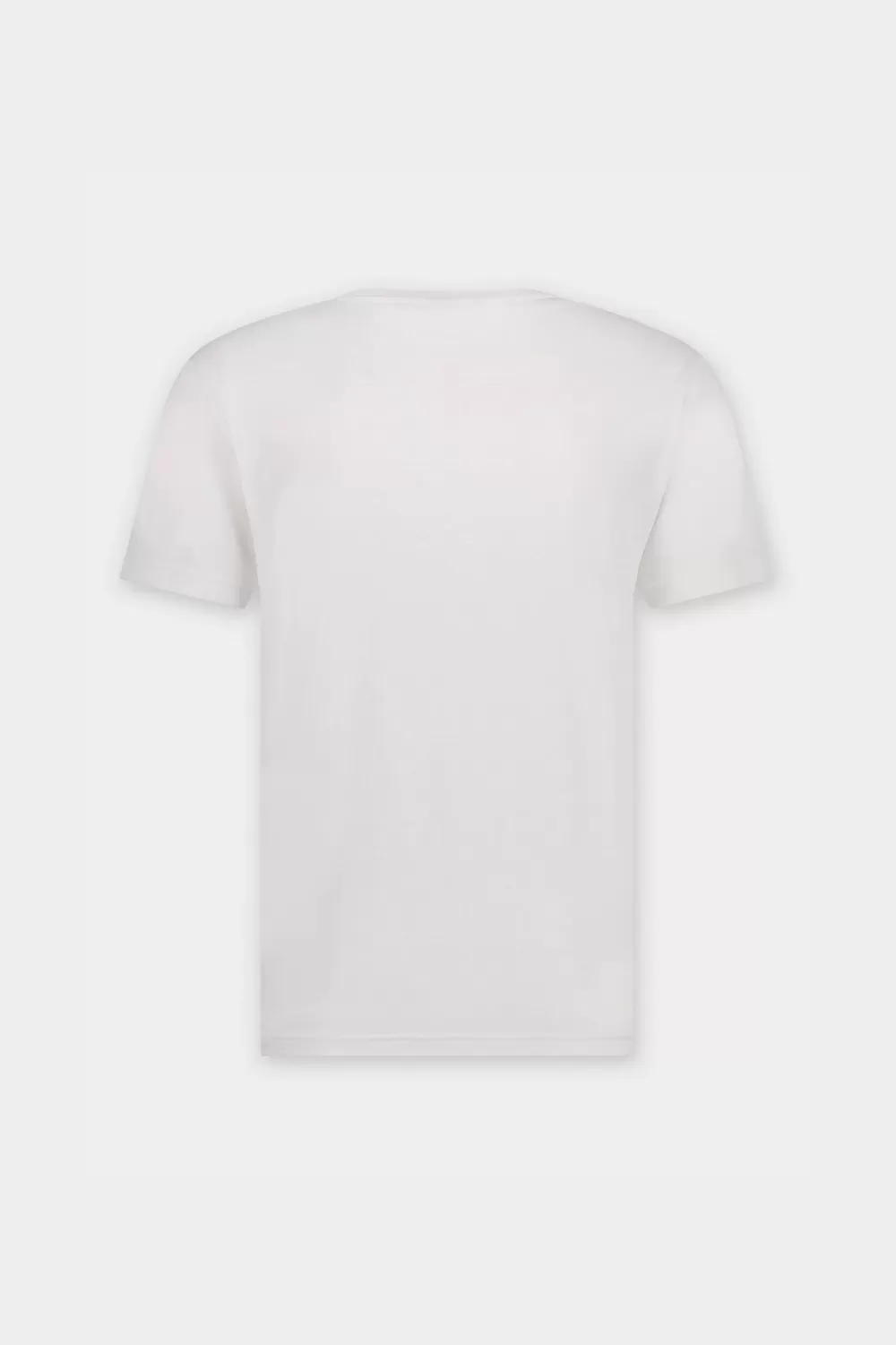 Discount Classic Metal Clip Straight Fit T-Shirt Bright White Heren T-Shirts