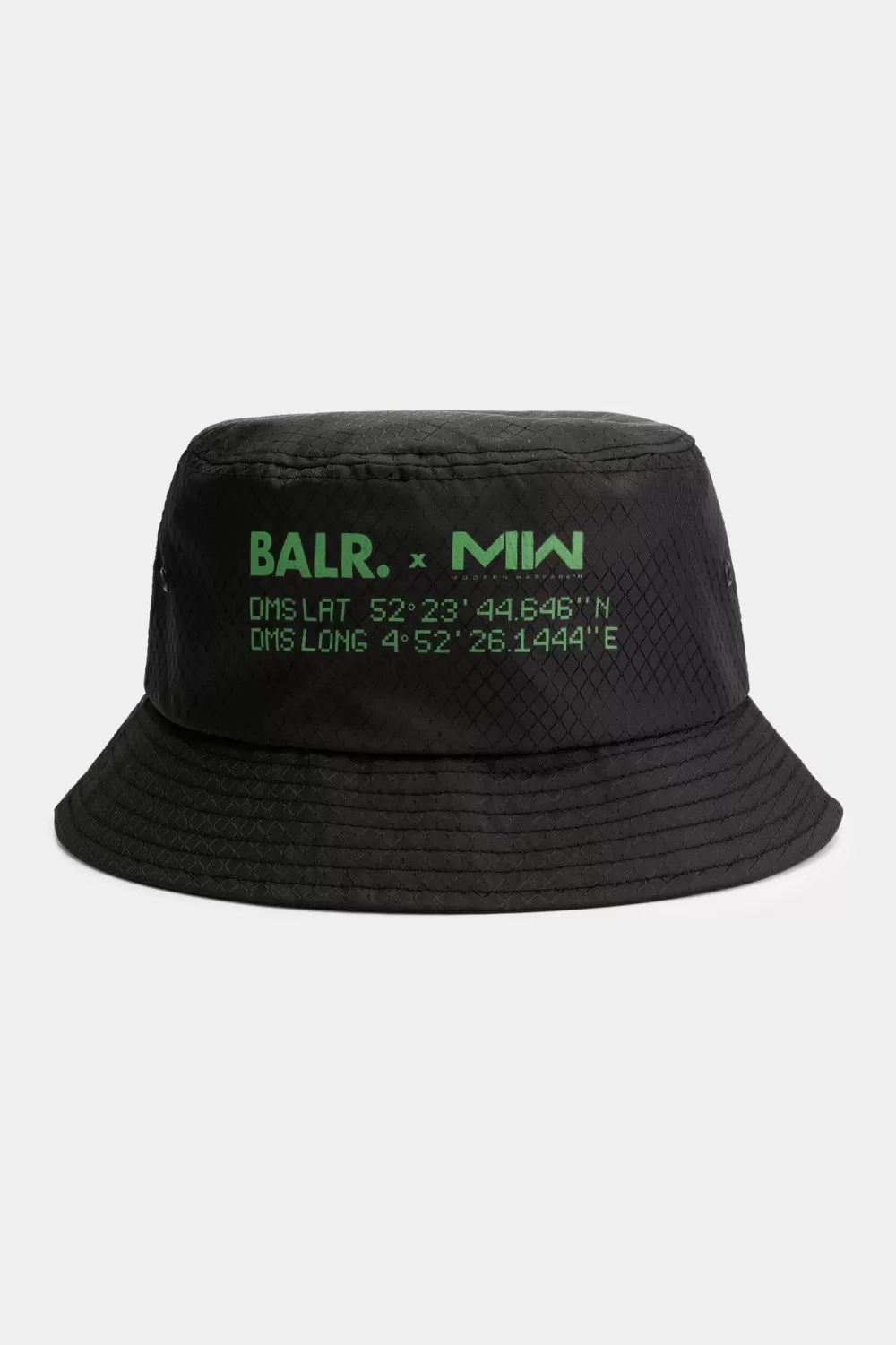 Clearance X Mwii Ripstop Bucket Hat Jet Black Heren Petten & Hoeden