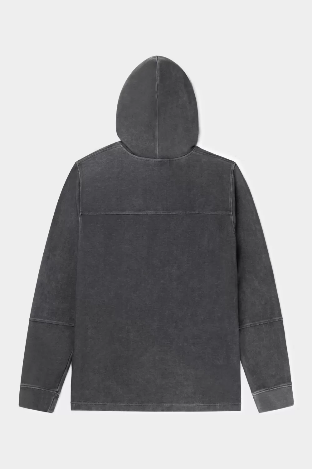 Outlet D13 Straight Washed Hoodie Washed Black Heren Hoodies