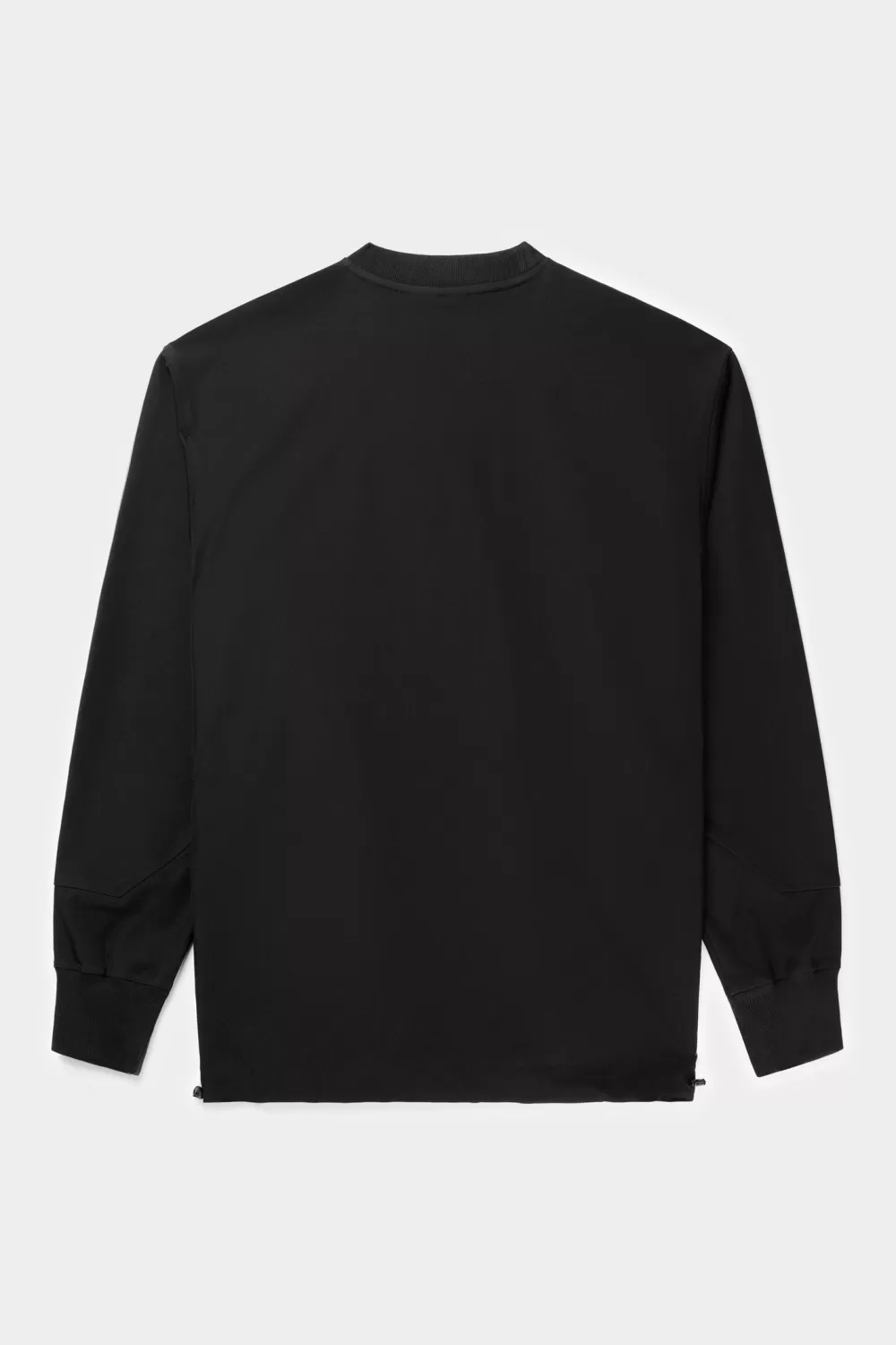 Hot Franck Relaxed Cargo Crewneck Jet Black Heren Sweatshirts