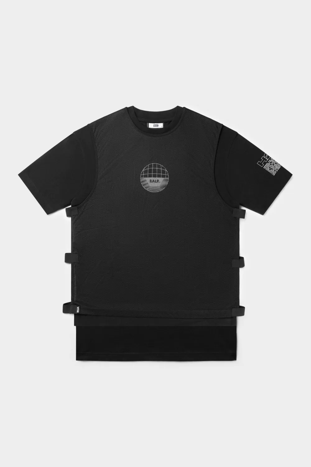 Online Joey Box Mesh T-Shirt Jet Black Heren T-Shirts