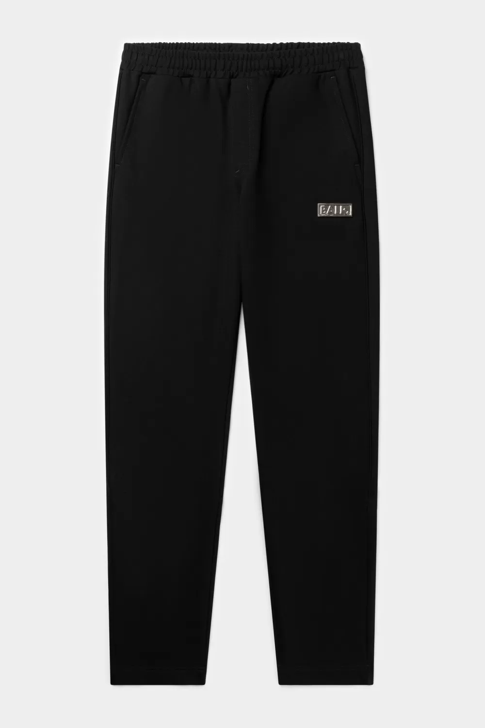 New Louis Slim Panel Jogger Jet Black Heren Broek