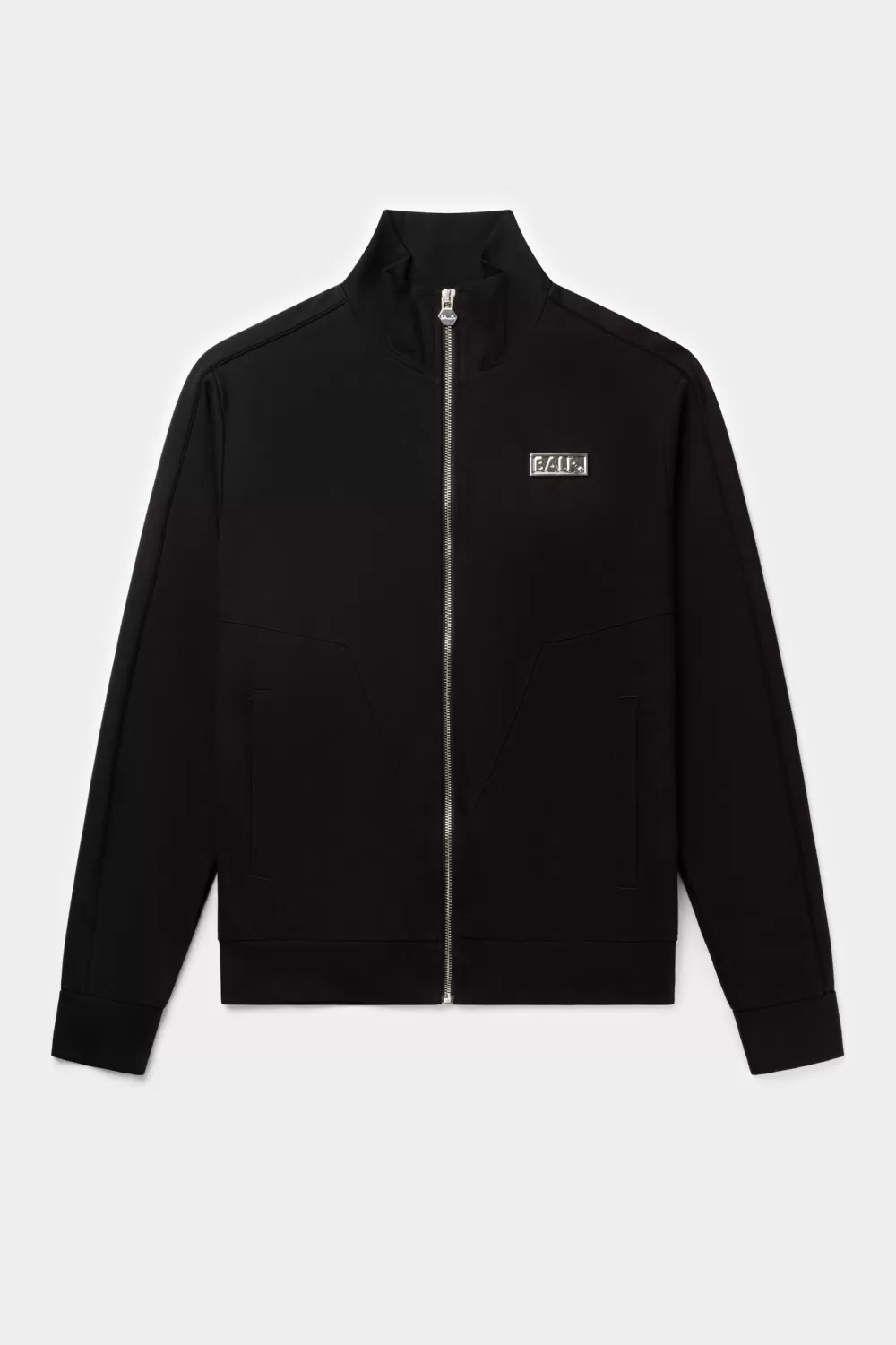 Cheap Louis Slim Panel Track Jacket Jet Black Heren Jassen