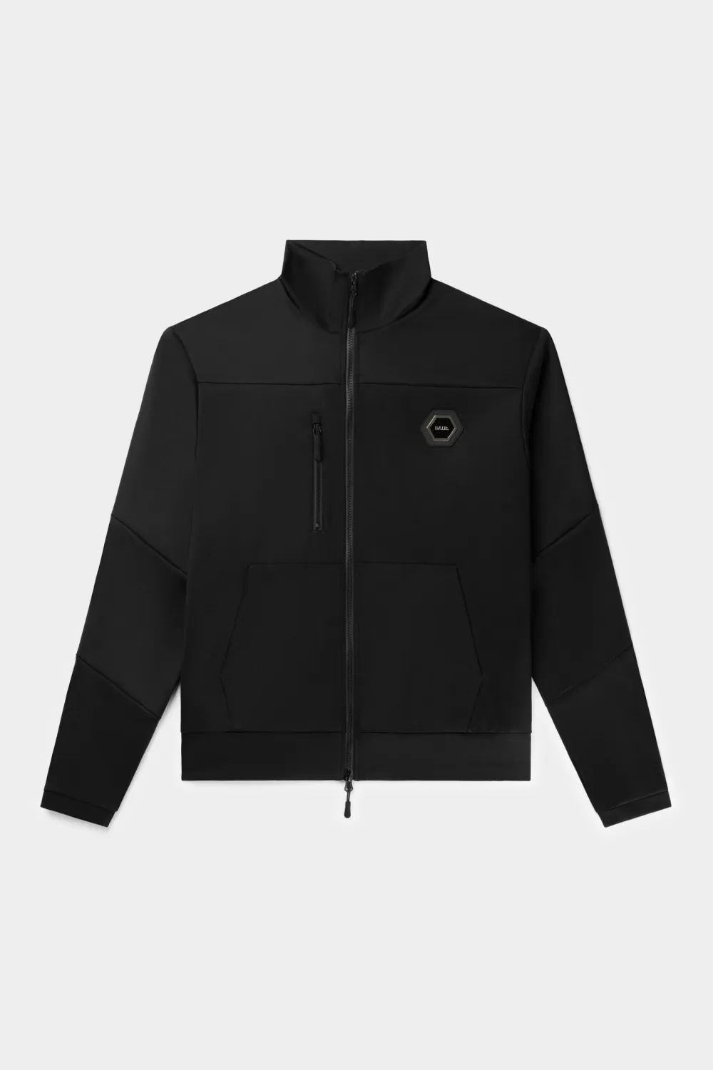 Discount Louis Slim Tech Zip Track Jacket Jet Black Heren Jassen