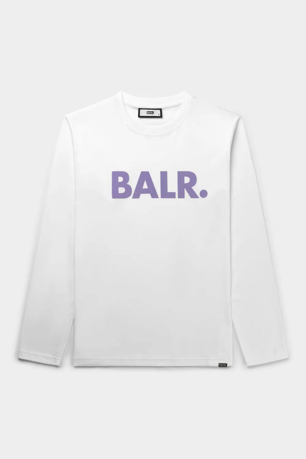 Discount Olaf Straight Brand Logo Longsleeve Bright White Heren T-Shirts