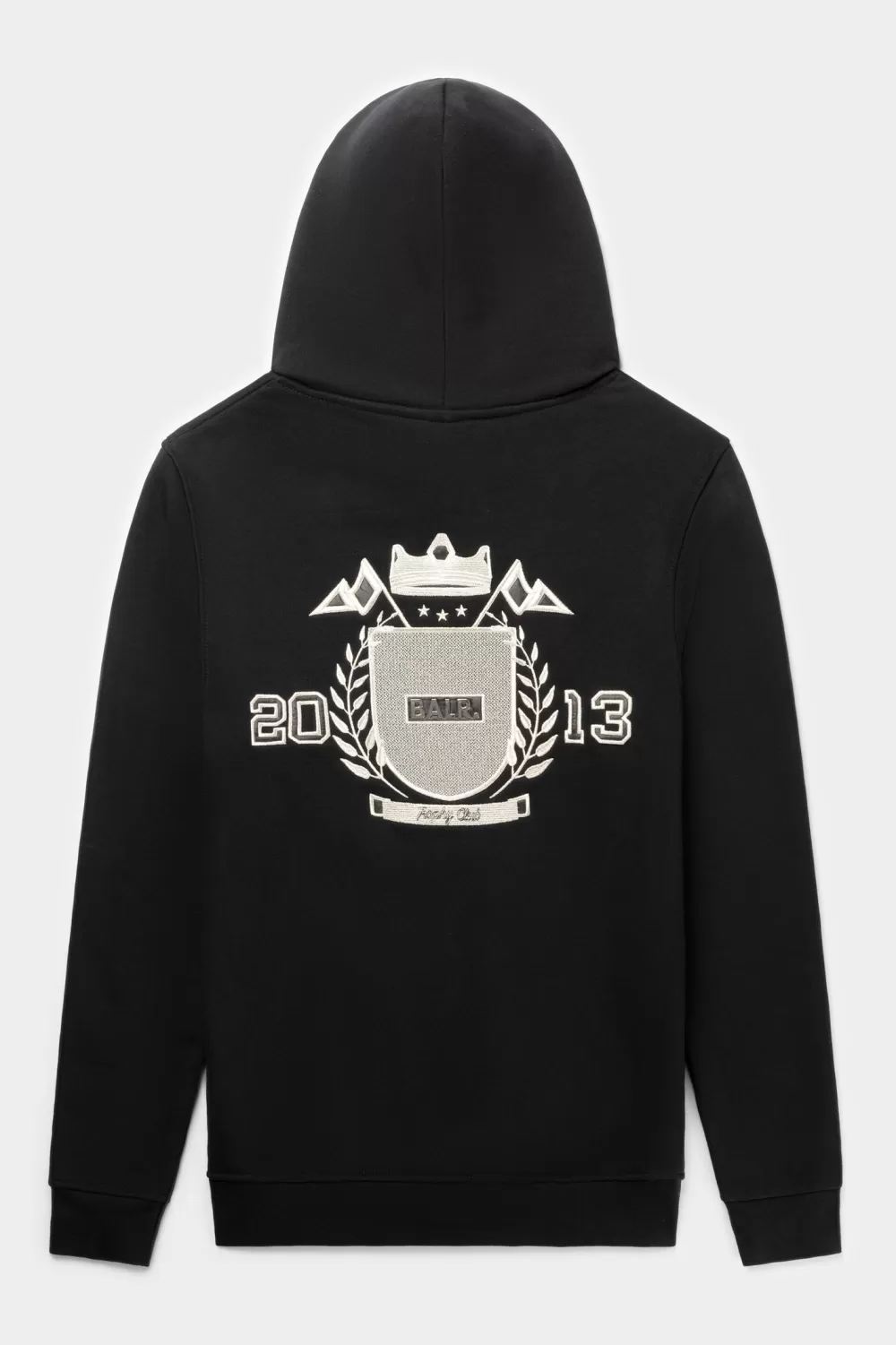 Discount Olaf Straight Trophy Hoodie Jet Black Heren Hoodies