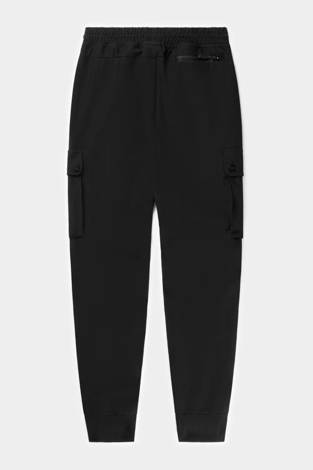 Store Q-Cargo Lux Slim Sweatpants Jet Black Heren Broek