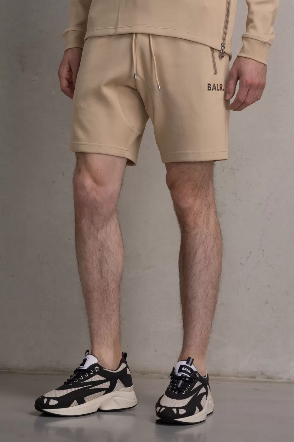 New Q-Series Sweat Short Irish Cream Heren Shorts