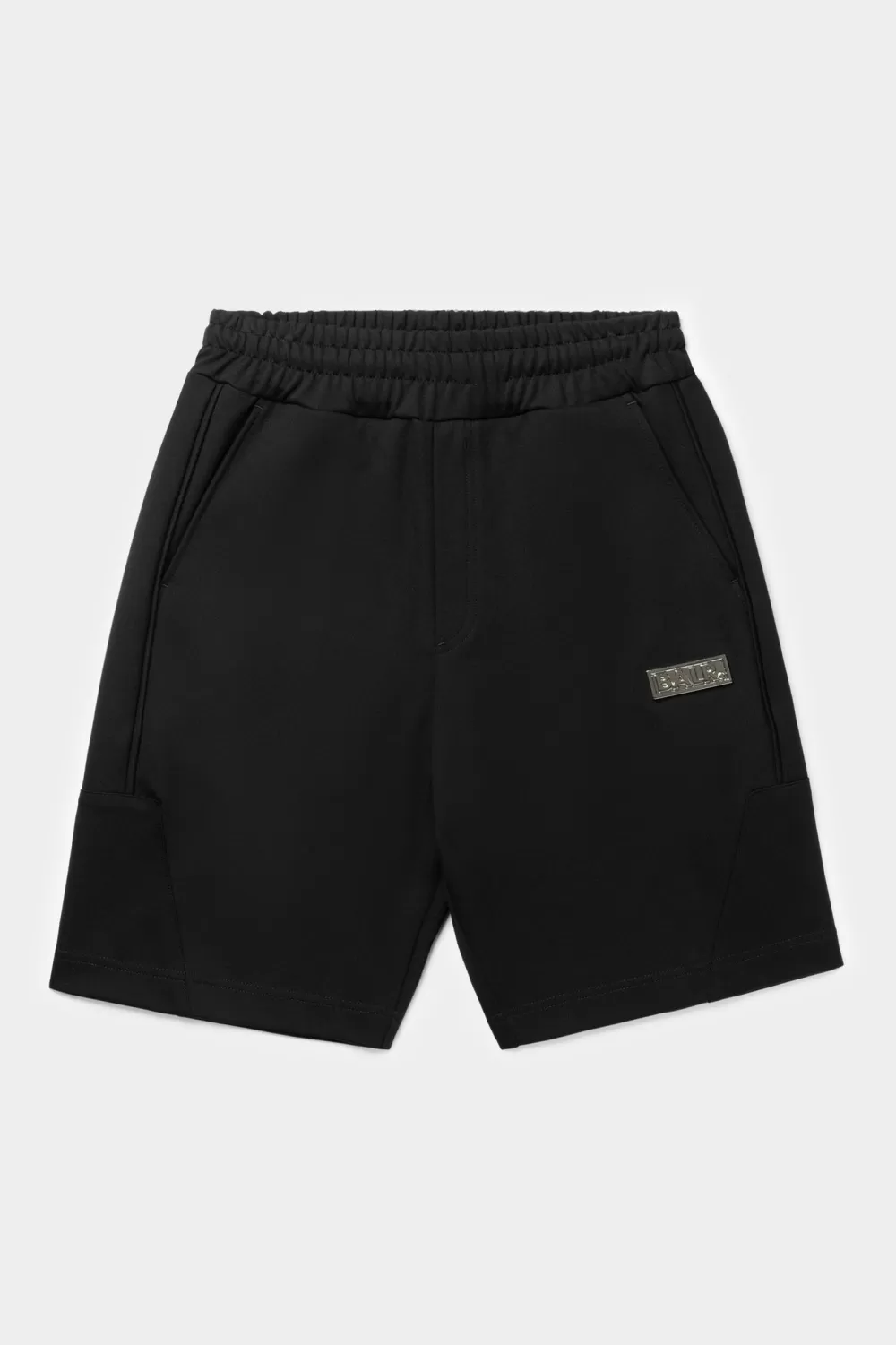 Best Tony Regular Panel Sweat Shorts Jet Black Heren Shorts